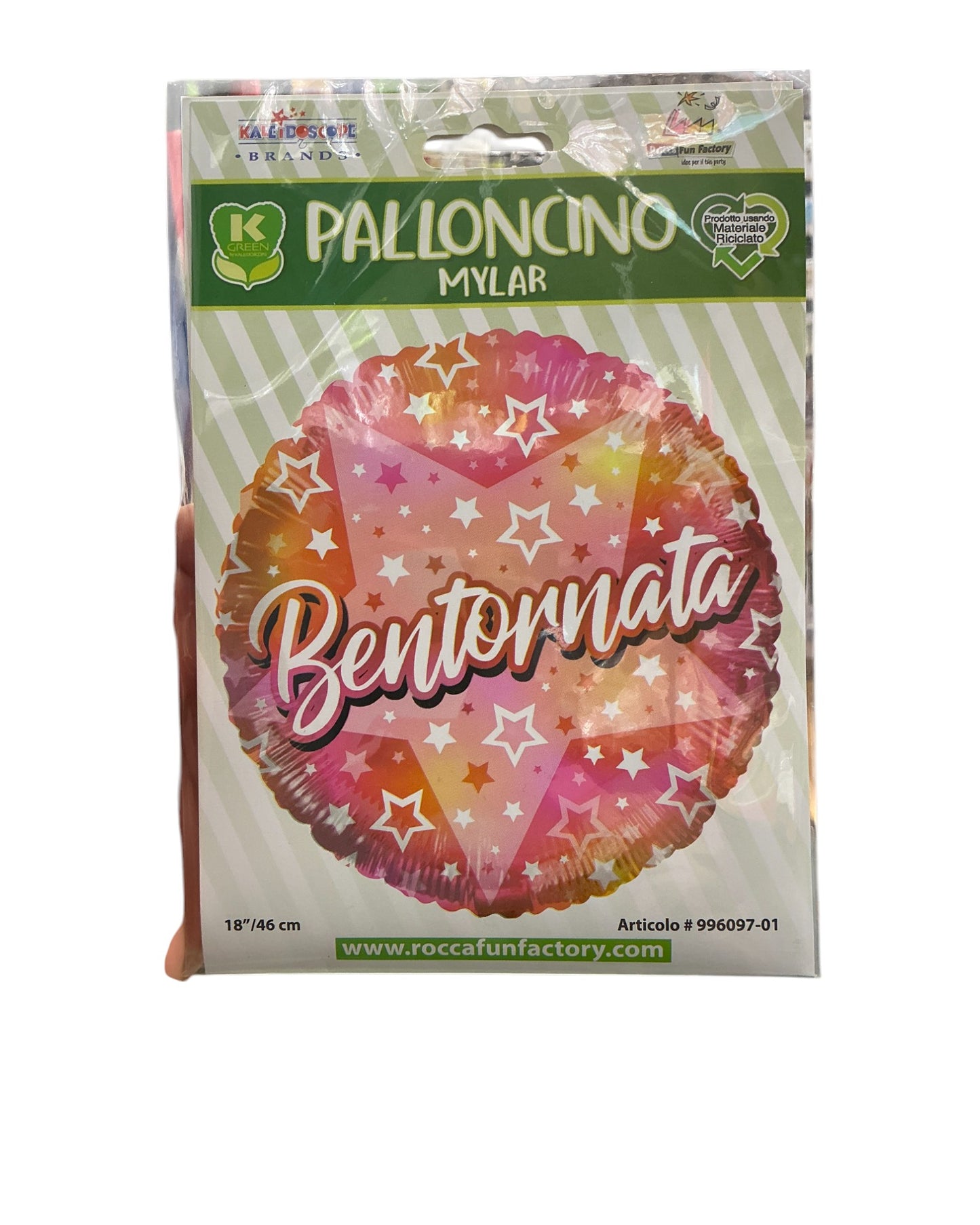 Palloncini Foil | Bentornata Rosa | 18 Pollici | 1 Pz