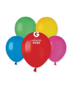 Latex Balloons | Round 5 Inch | Gemar | 10 pieces