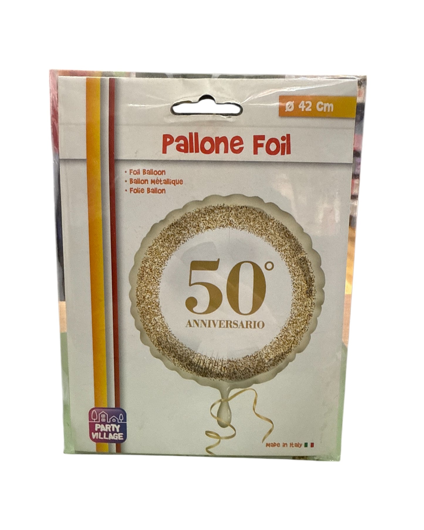 Palloncini Foil | 50 Anni Anniversario Oro | 18 Pollici | 1 Pz