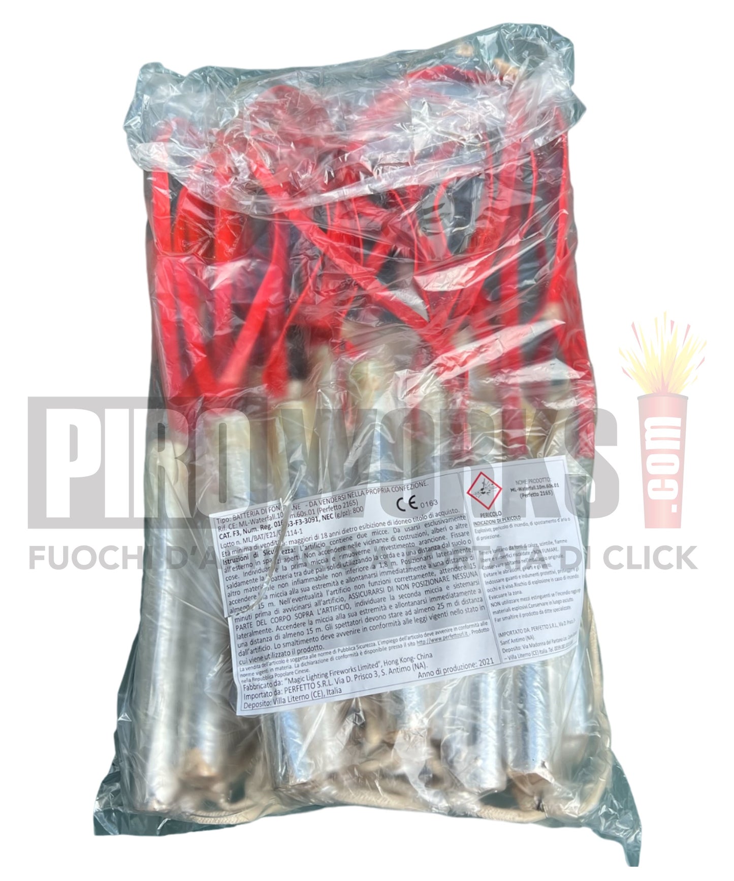 Effetti Freddi | Fontane Argento a Cascata Collegate | 60 Sec Altezza Caduta 6 Metri | Lunghezza 10 Metri