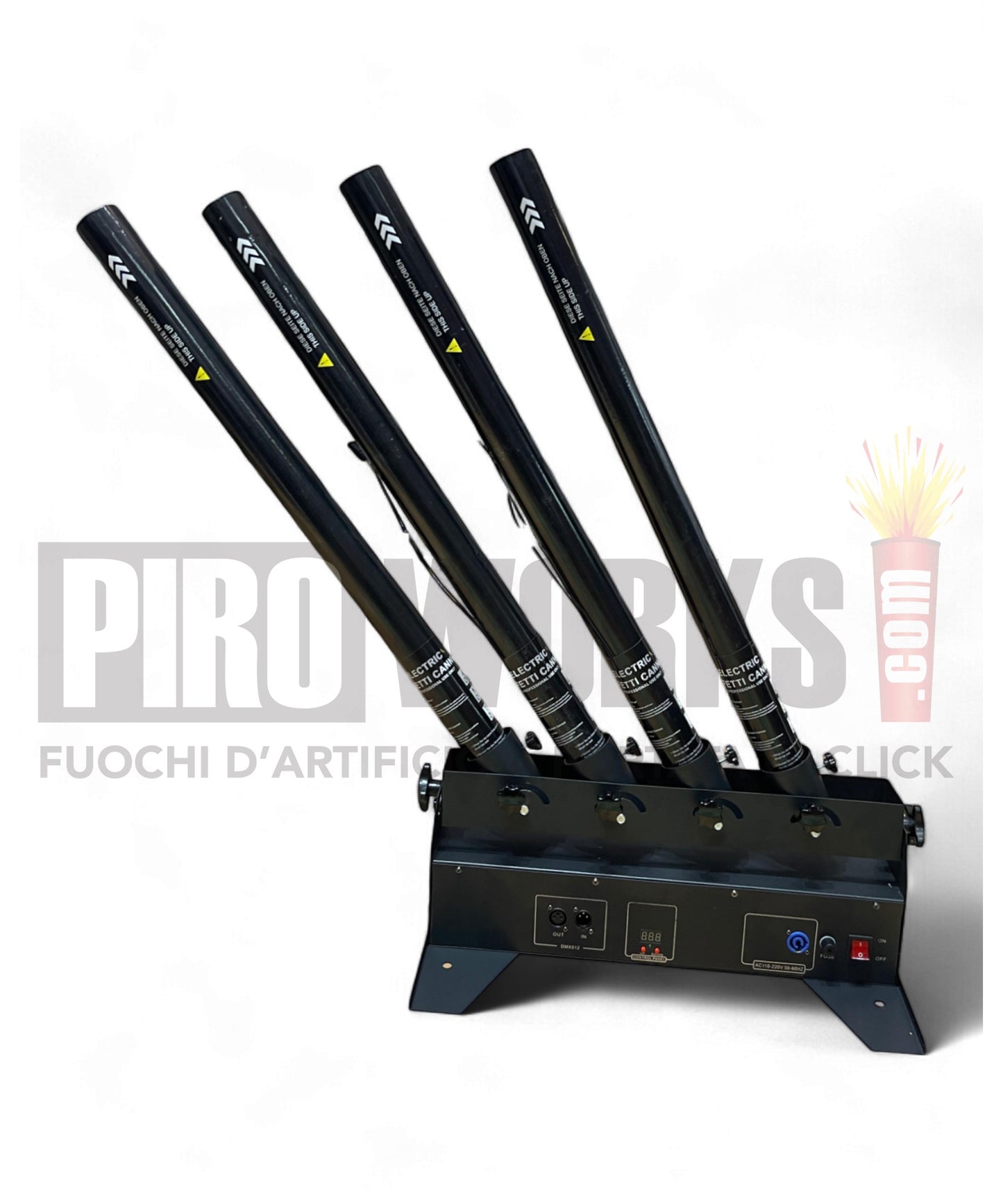 Centralina 4 Uscite | Per Spara Coriandoli Elettronici | Con Radiocomando | Angolazioni Variabili