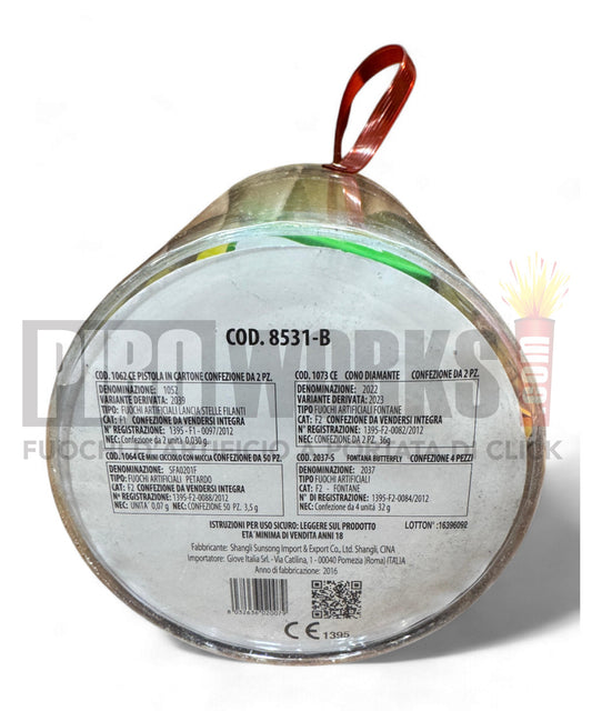 Cilindro Assortito | 8531-B | 4 Articoli