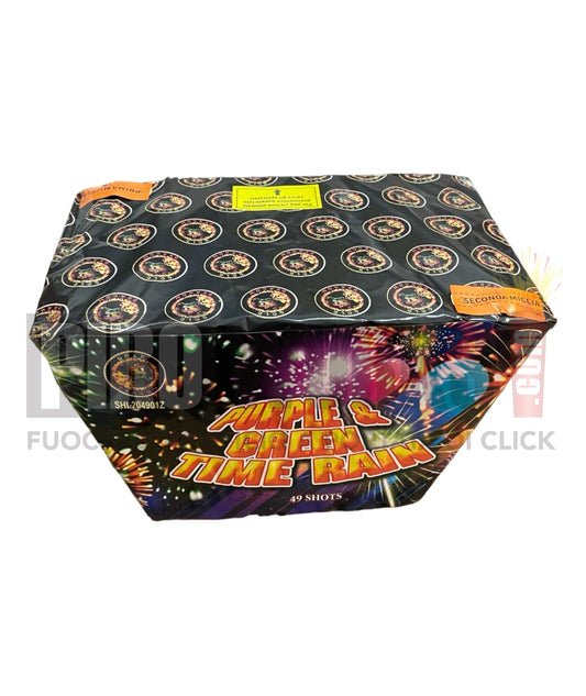 Purple & Green Time Rain | 49 Shots