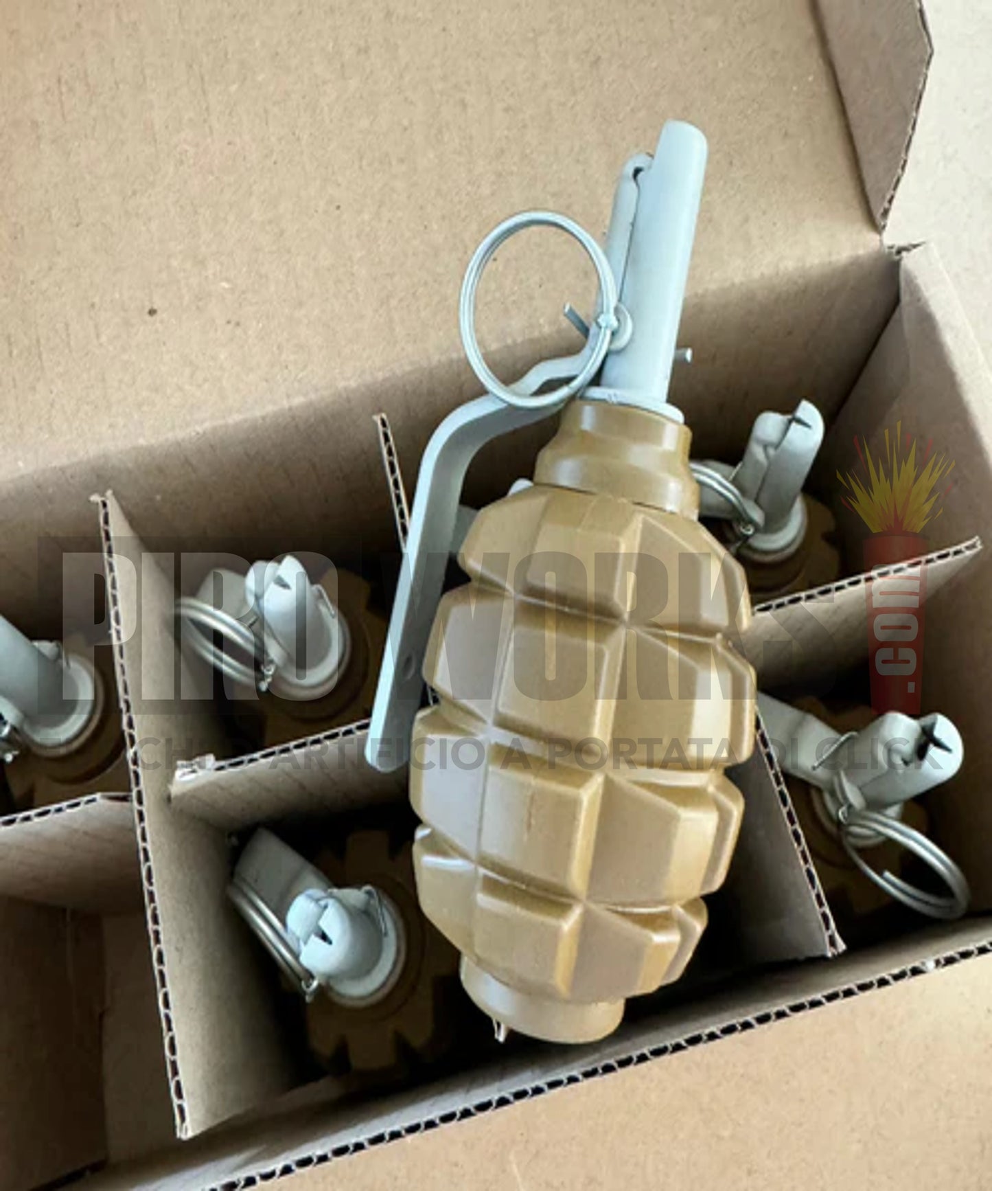 Pyrosoft | Granata a Mano | Piro-F1-G Pease | Airsoft | 1 Pz