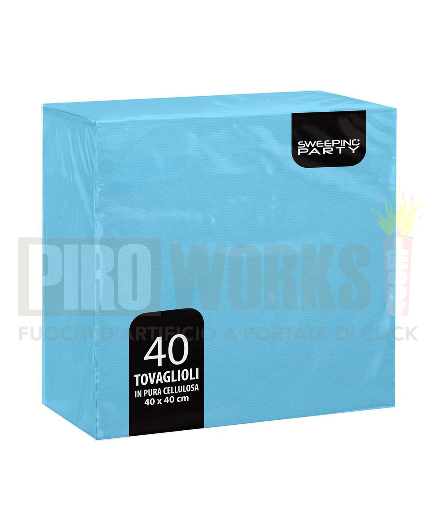 Tovaglioli Carta | Vari Colori | 40x40 Cm | 40 Pz