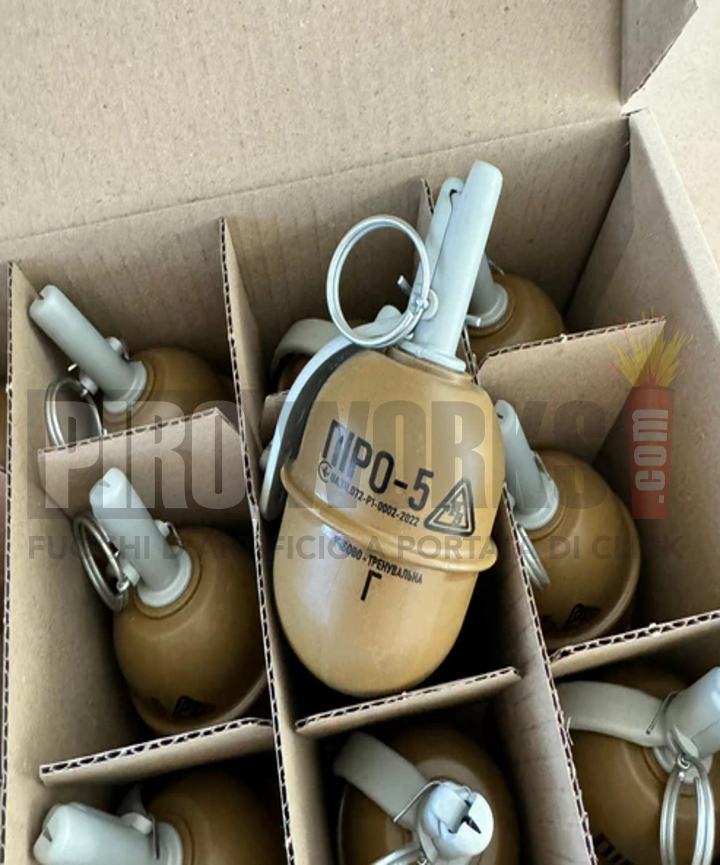 Pyrosoft | Granata a Mano | Piro-5G Pease | Airsoft | 1 Pz