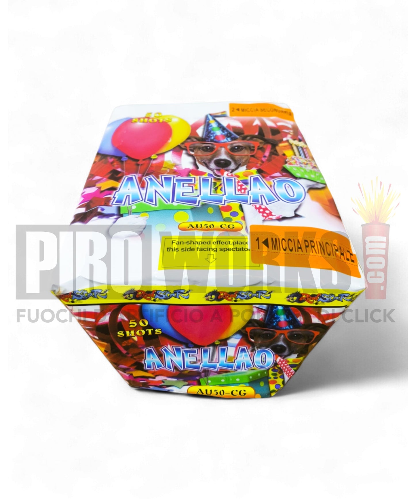 Anellao | 50 Colpi | 20mm | Ventaglio | Striscioni Oro