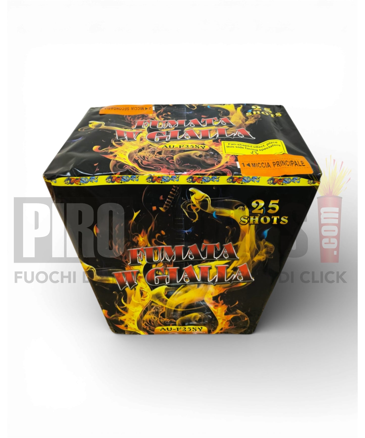 Fumata W Gialla | 25 Colpi | 30mm | Fumata Ventaglio Gialla