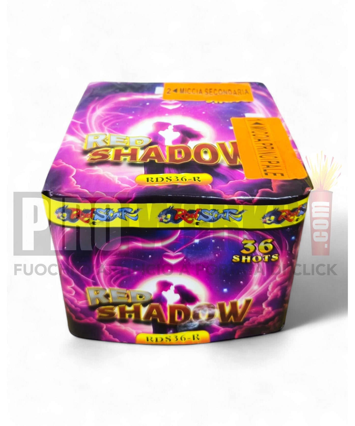 Red Shadow | 36 Colpi | 20mm | Dritto | Striscioni Rosso
