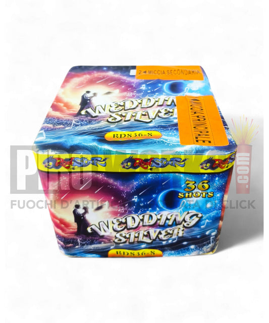 Wedding Silver | 36 Colpi | 20mm | Dritto | Striscioni Bianchi