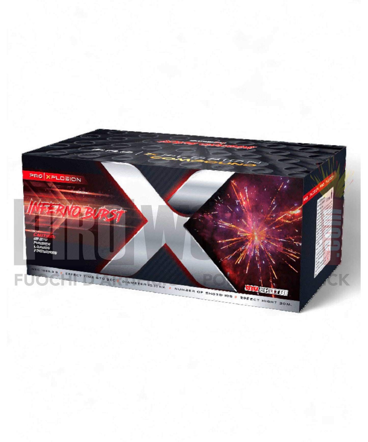 Pro Xplosion | HQC108S | Inferno Burst | 108 Colpi | 25/30mm