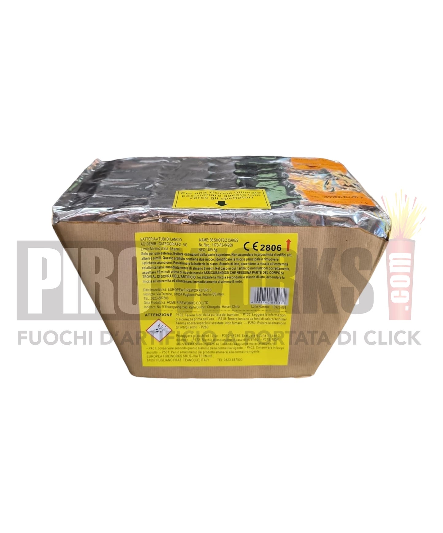 AC10Z36B | 36 Colpi | 25mm | Ventaglio