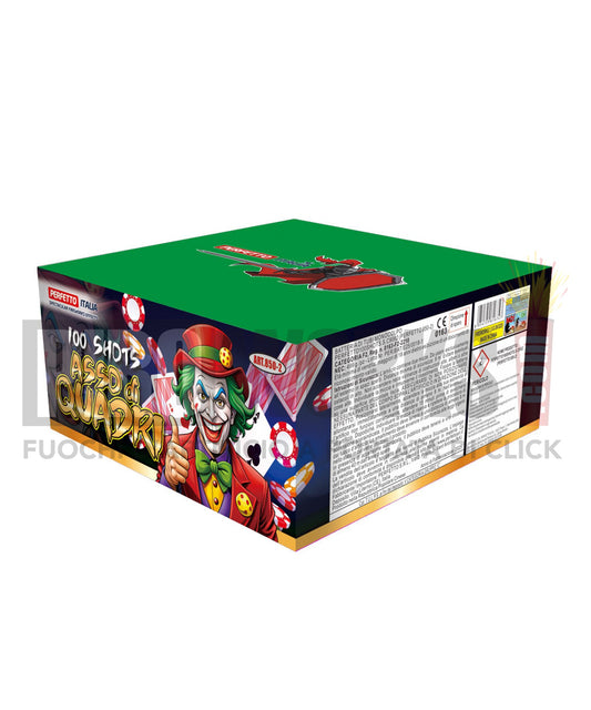 Asso di Quadri | 100 Colpi | Art.850 | Linea Poker | 20mm | Perfetto