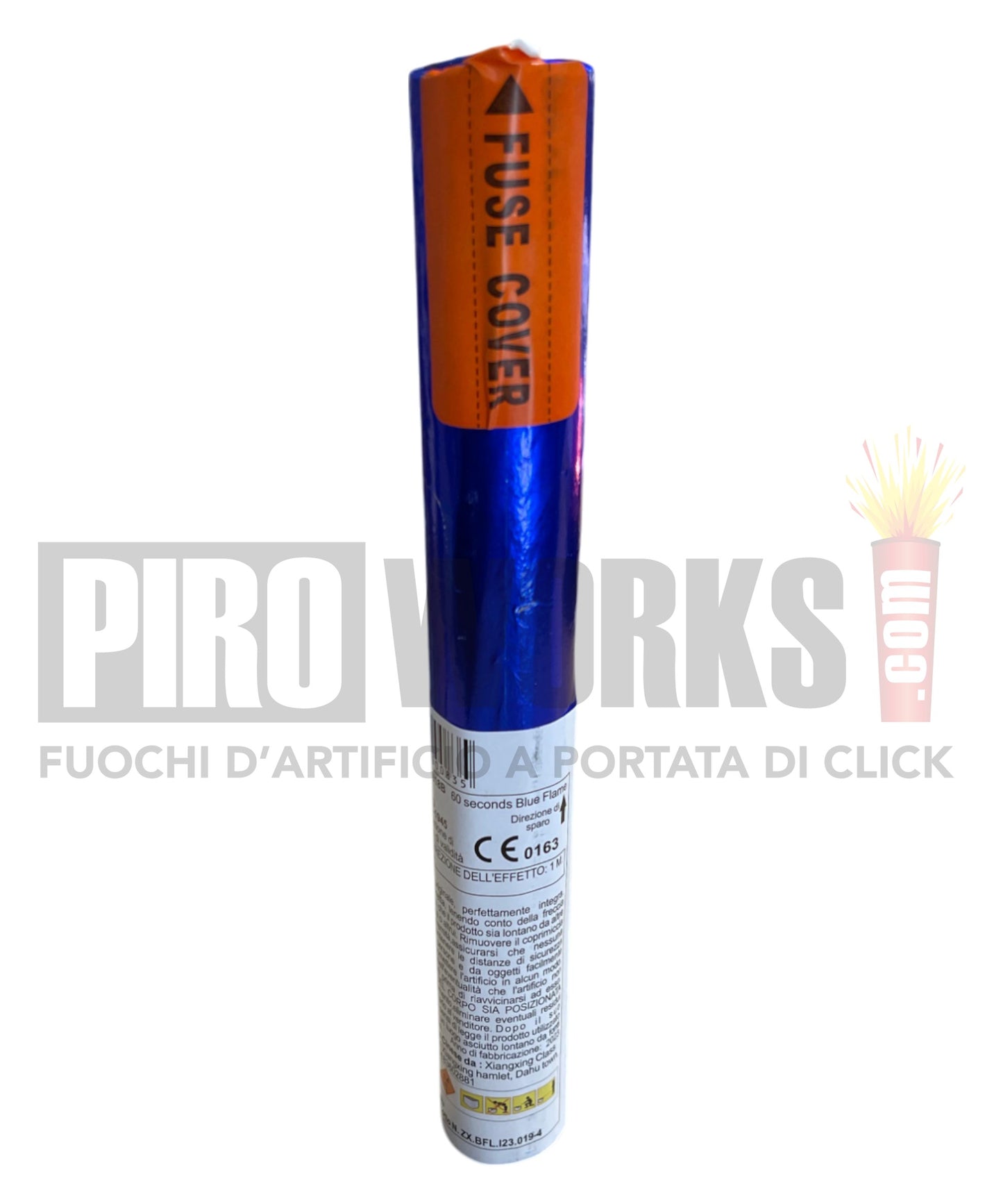 Torcia a Mano | Blu | 60 Sec | 1 Pezzo | Teanese