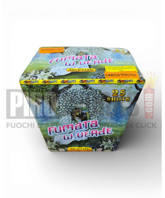 Fumata W Verde | 25 Colpi | 30mm | Fumata Ventaglio Verde