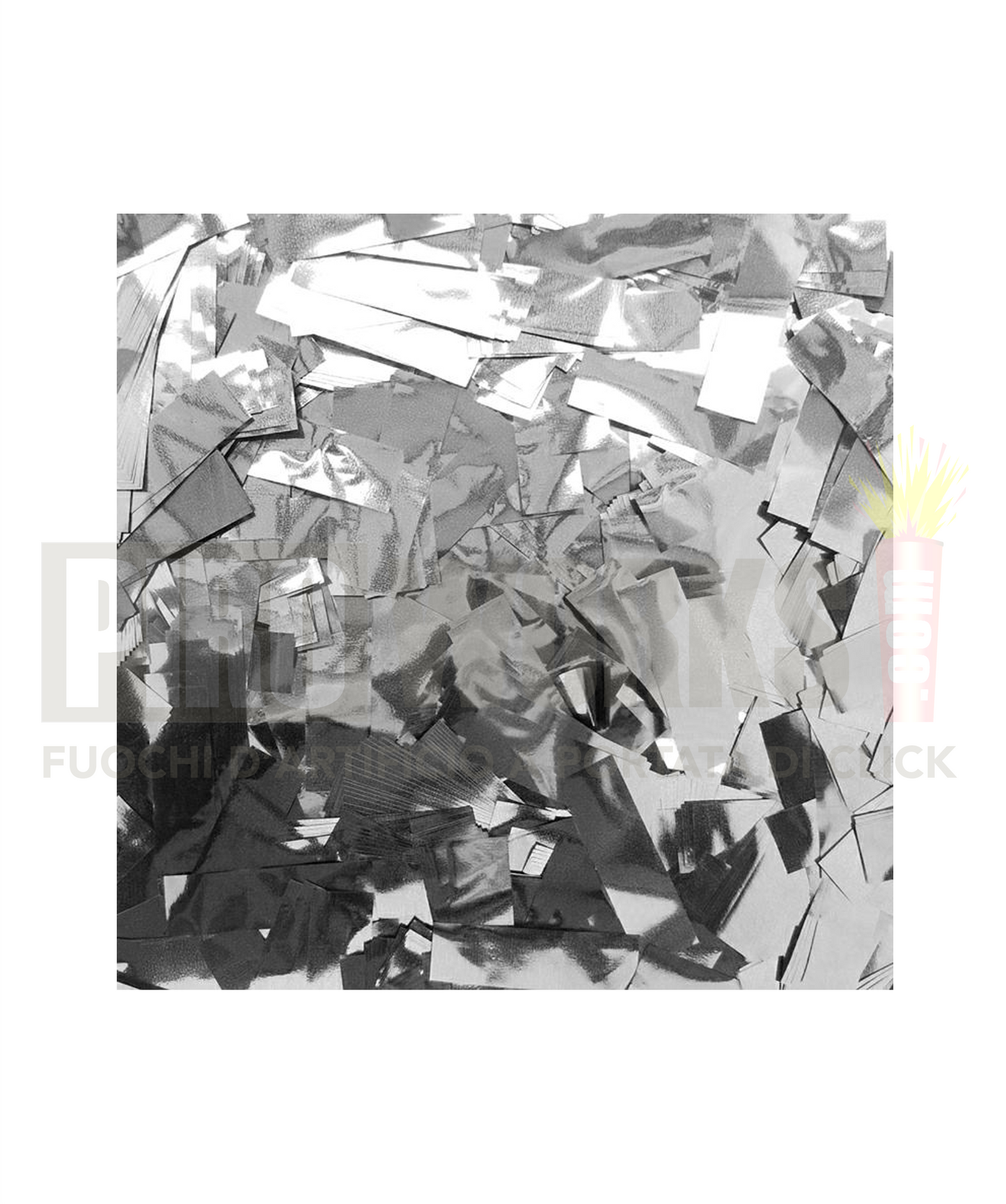 Coriandoli Rettangolari | Metallizzati | 500 Gr | Caduda Lenta | Vari Colori