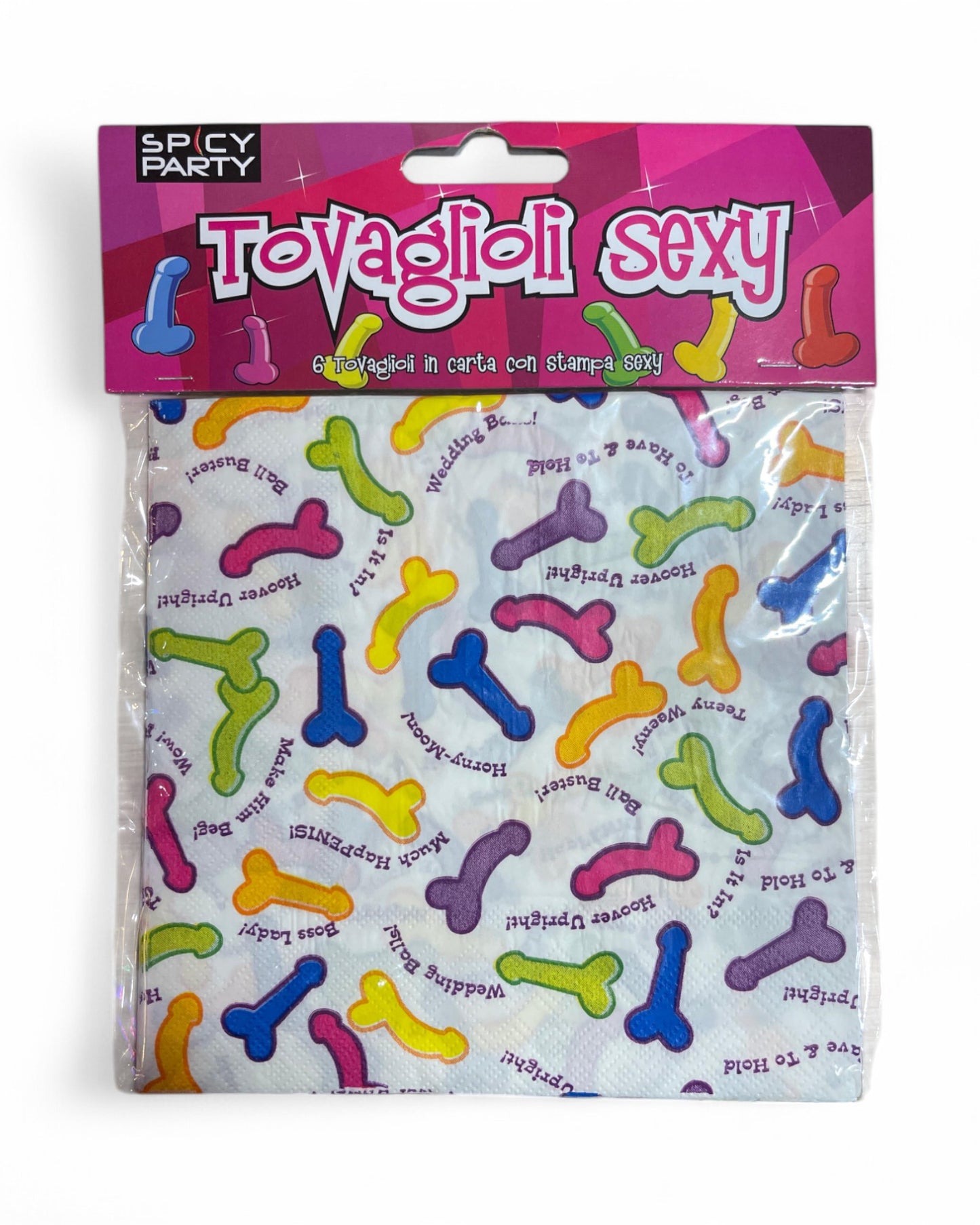 Tovaglioli Sexy | 33x33 | 6 Pezzi