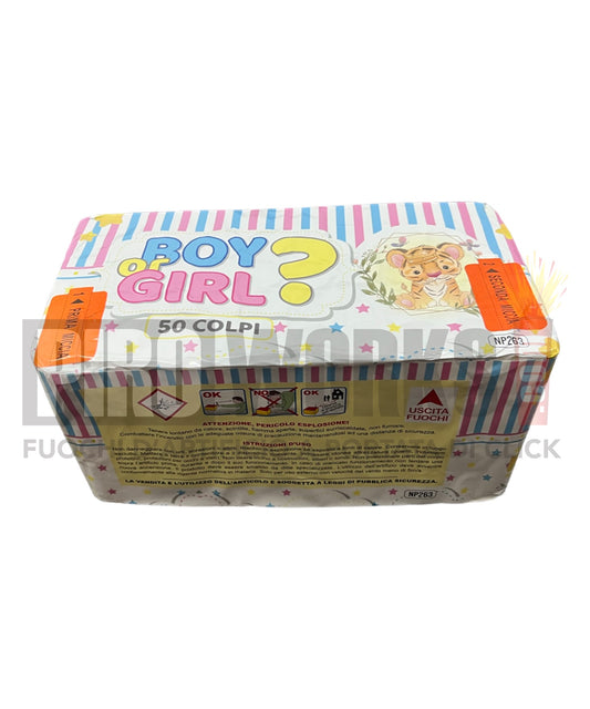 Boy or Girl ? | 50 Colpi | 25mm | Rosa | Tigre