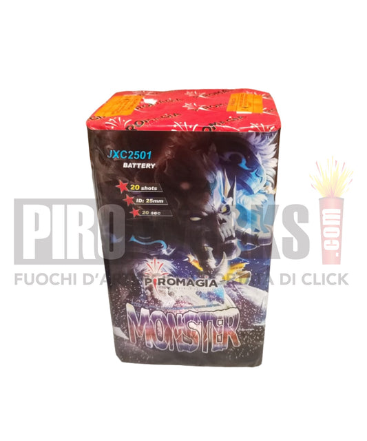 Monster | 20 Colpi | 25mm | Fischioni e Titanio | Piromagia