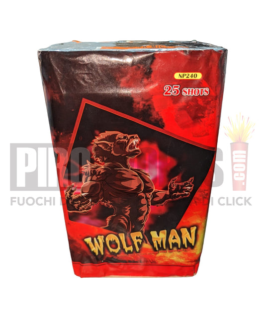 Wolf Man | 25 Colpi | 30mm | Fischioni Tofe più Blinker Rosso