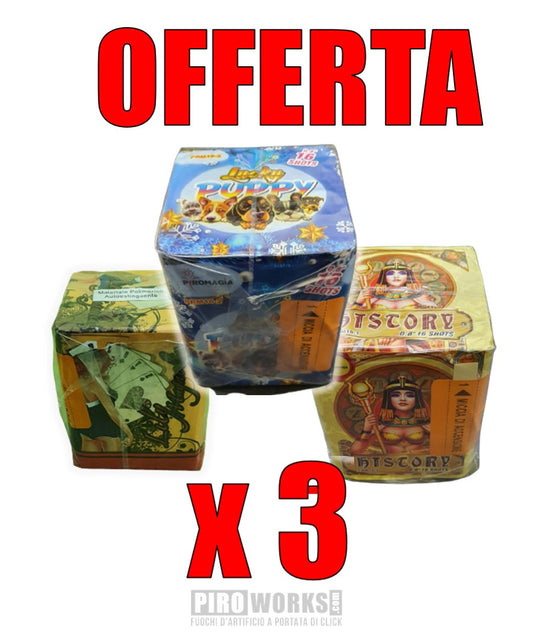 BOX da 3 Batterie da 16 Colpi