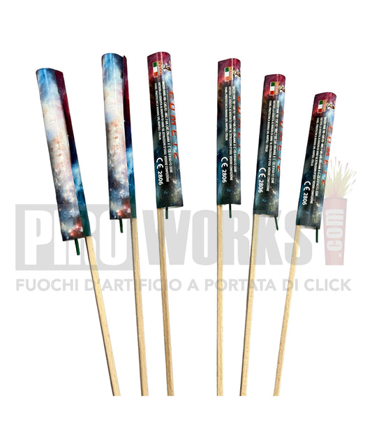 Manna Rockets | Comet 2 | Whistle and Bang | 6 Pieces