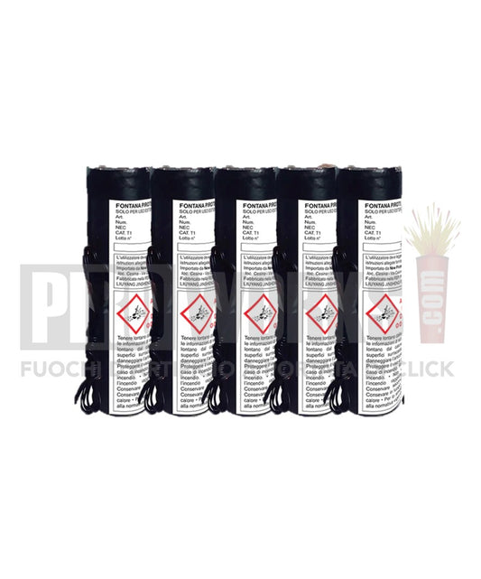 Fontana Argento | Uso Interno | 60 Sec Altezza 2 Metri Con Accenditore | 1 Pezzo