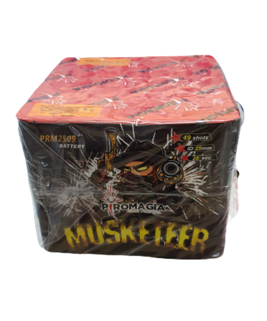 Musketeer 49 Shots 25 mm Willow Gold Blinker Green