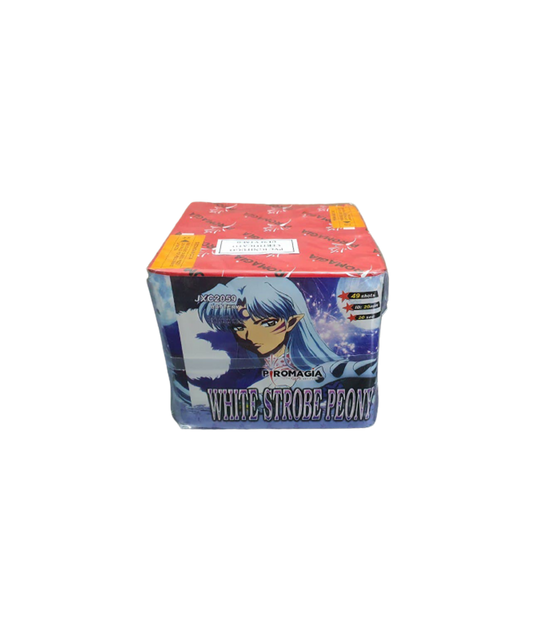 White Strobe Peony 49 Colpi