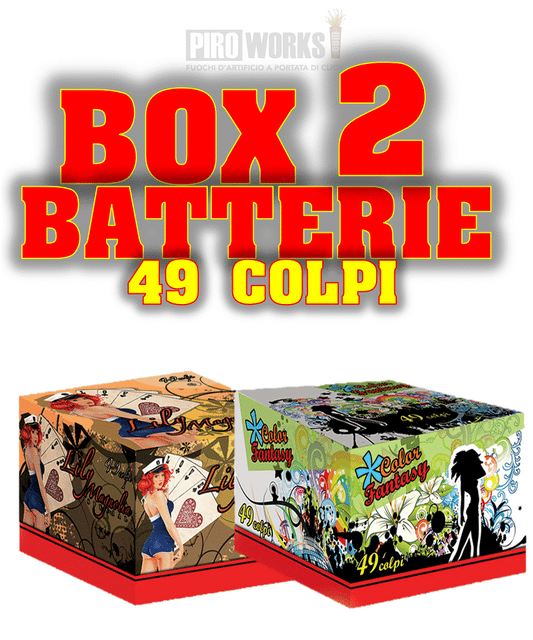 BOX da 2 Batterie da 49 Colpi