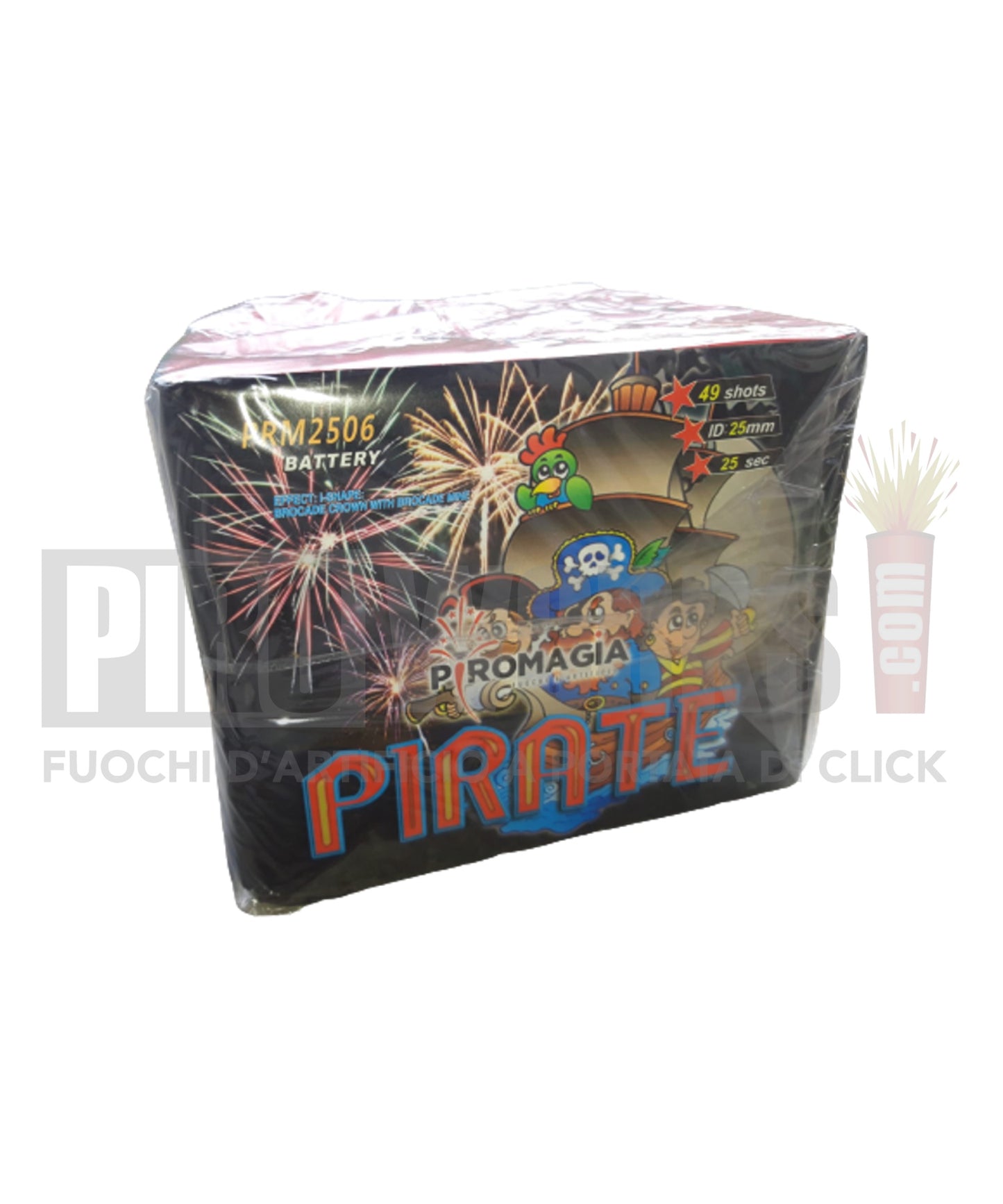 Pirate | 49 Shots | 25mm | Spacco Salice Oro Sbruffo Salice Oro