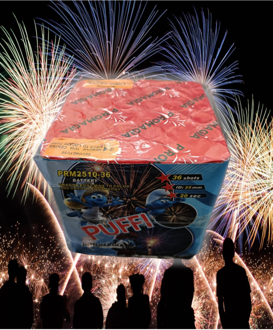 Smurfs 36 shots 25mm