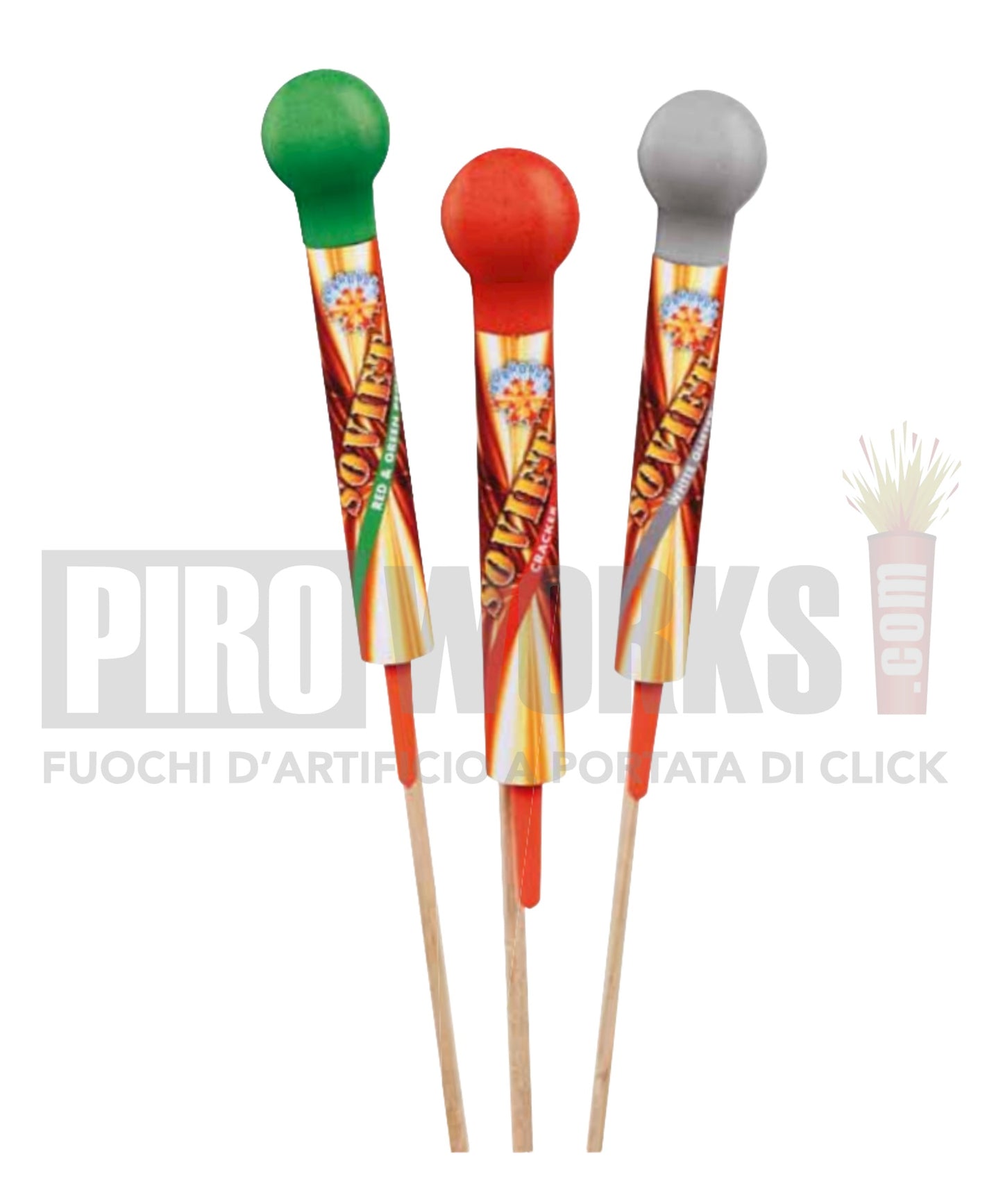 12-Piece Atlas Rockets