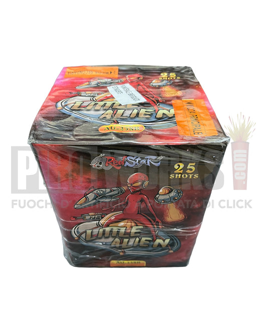 Little Alien 25 Shots Red Smoke