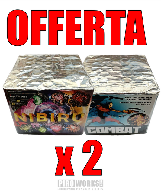 BOX da 2 Batterie da 49 Colpi