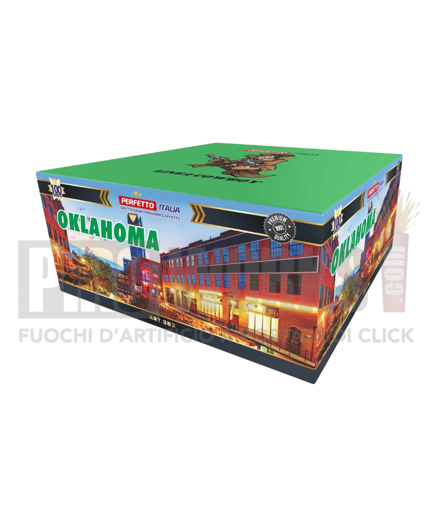 Oklahoma | 100 Colpi | Linea Cowboy | Art.380 | 20mm | Perfetto