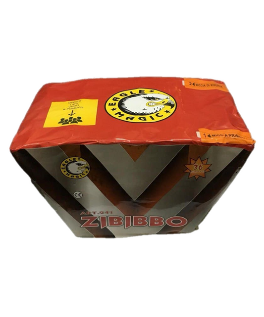 Zibibbo 36 Colpi 25mm Sbruffo Blinker Rosso e Verde