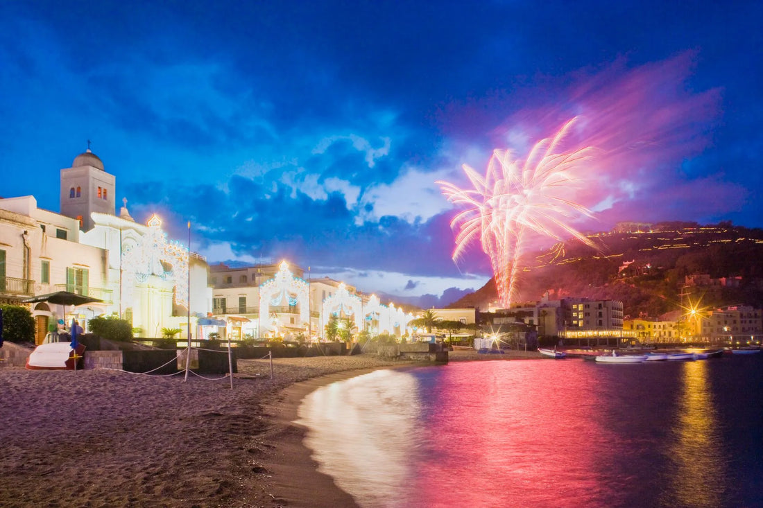 Fuochi d'artificio per feste tradizionali e di paese