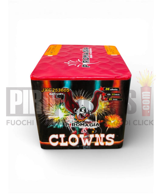 Clowns | 36 Colpi | 25mm | Piromagia