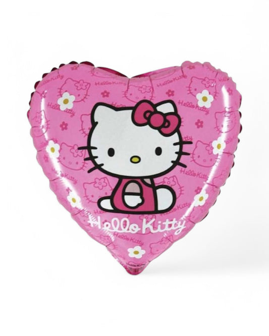 Palloncini Foil | Hallo Kitty Cuore Rosa | 18 Pollici | 1 Pz
