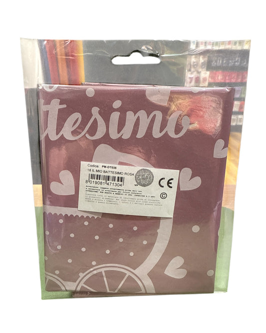 Palloncini Foil | Battesimo Rosa | 18 Pollici | 1 Pz