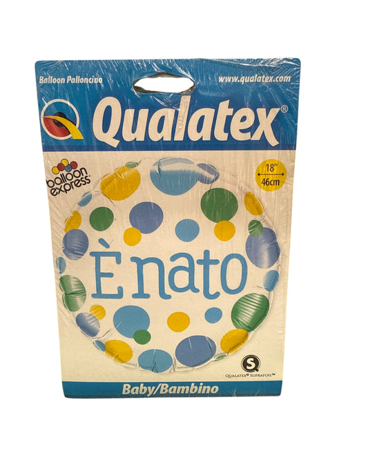 Palloncini Foil | È nato Pois | 18 Pollici | 1 Pz