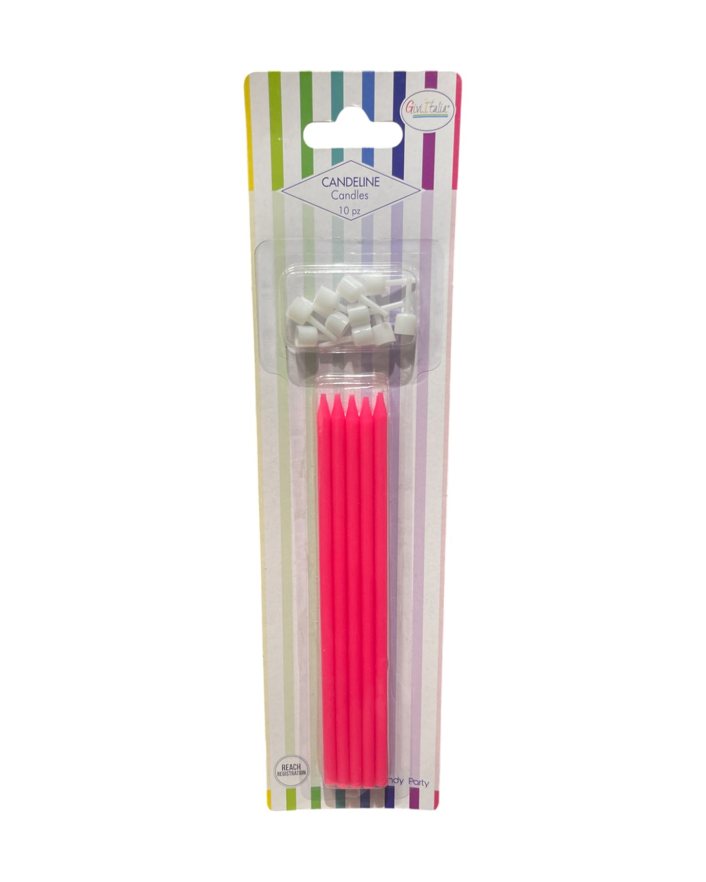 Candeline Lunghe | Fuxia | 16 Cm | 10Pz