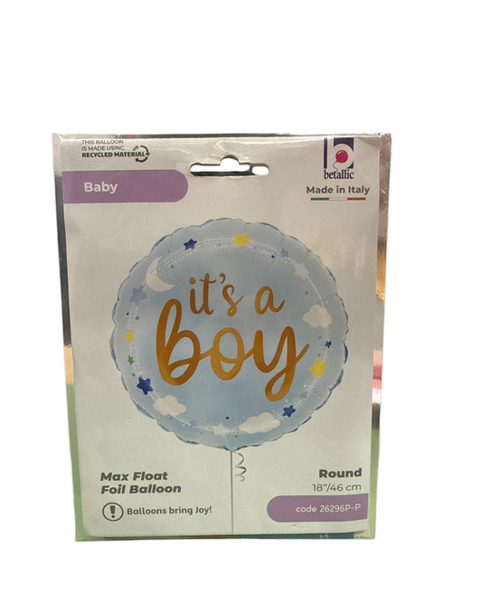 Palloncini Foil | It’s a boy nuvolette | 18 Pollici | 1 Pz