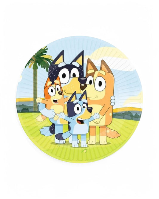 Kit | Piatto | Bicchiere | Tovagliolo | Bluey