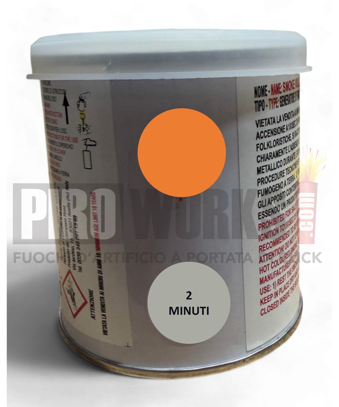 Fumogeno | Vulcan 2 Minuti | Barattolo | Vari Colori | Compass Rose