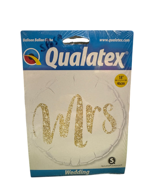 Palloncini Foil | Mrs Sposi | 18 Pollici | 1 Pz