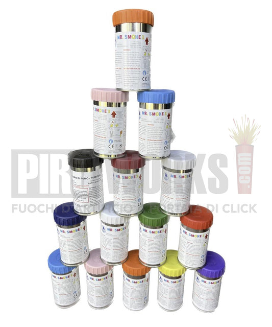 Fumogeno | Vulcan | Barattolo | 3 Minuti | Vari Colori | F.D.F.