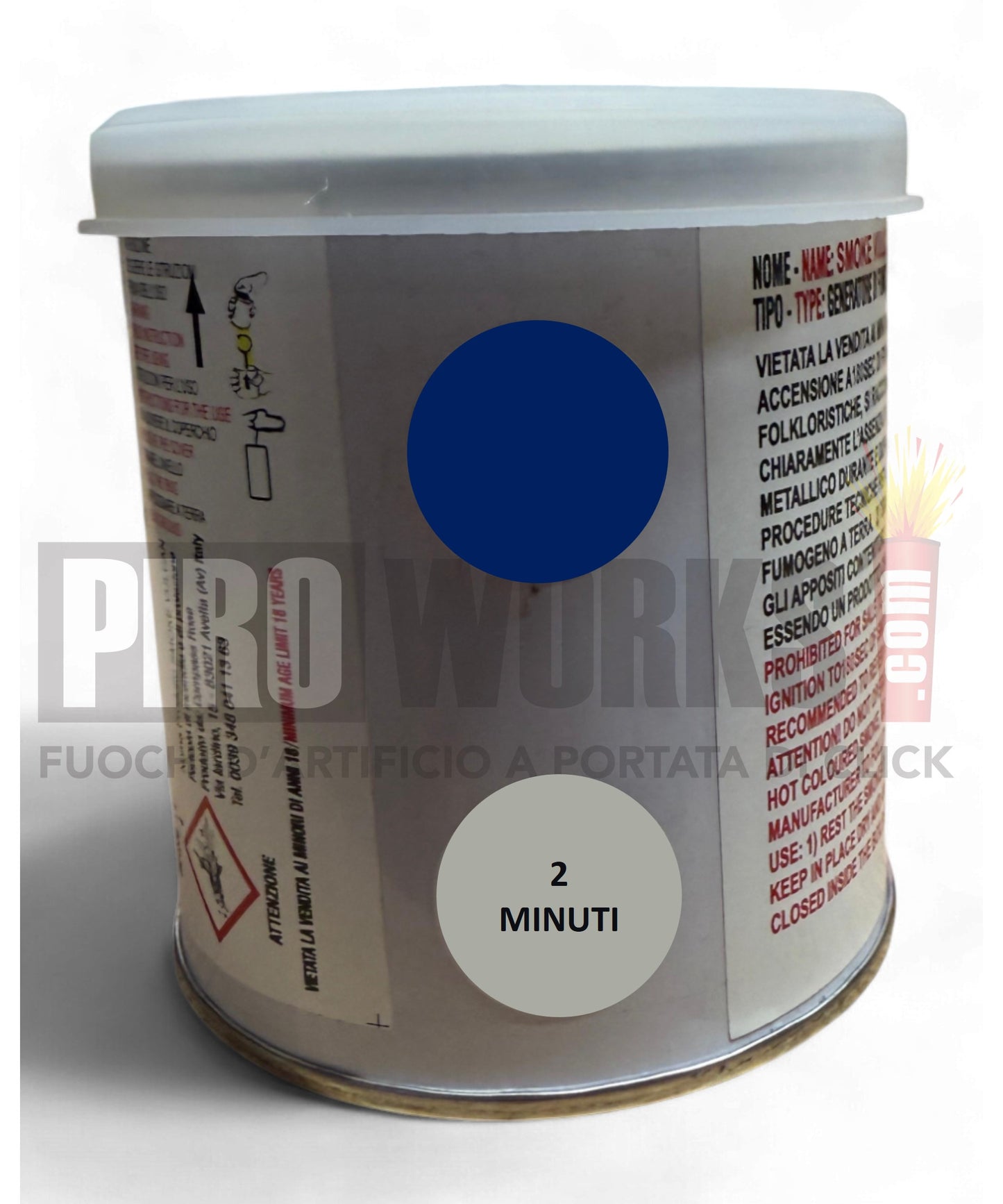Fumogeno | Vulcan 2 Minuti | Barattolo | Vari Colori | Compass Rose