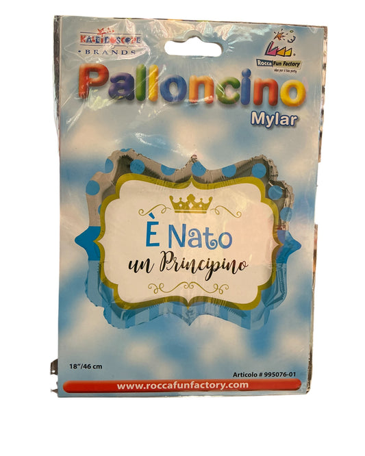Palloncini Foil | E’ Nato un Principino | 18 Pollici | 1 Pz
